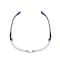 Bison Life Safety Glasses, Anti-Scratch, Clear Lens Blue Temple Lens, Frameless BLSH-ESCR-CLLCT-SG7BL-12 - alternate 6